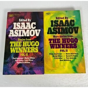 Hugo Winners Vol II Set Isaac Asimov Sci-Fi Anthology Fawcett Crest Paperbacks